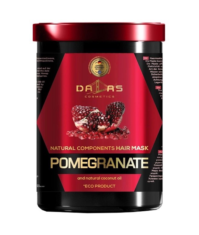 ماسک موی داخل حمام انار دالاس آلمانی حجم1000میلDALAS